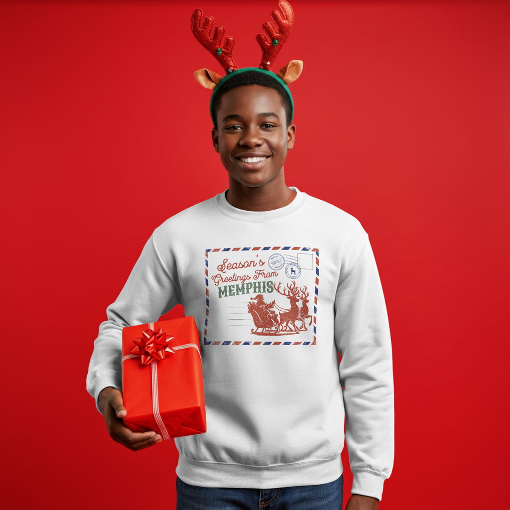 Season’s Greetings from Memphis Christmas Crewneck Sweatshirt