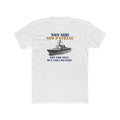 Non Sibi Sed Patriae T‑Shirt - Not For Self, But For Country - Navy Vintage Ship Tee - DDG - Destroyer Drawing