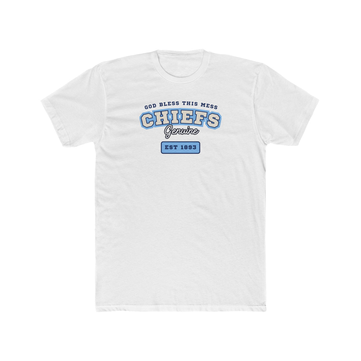 Chief 2026 Tee – God Bless This Mess - Vintage Athletic T-Shirt