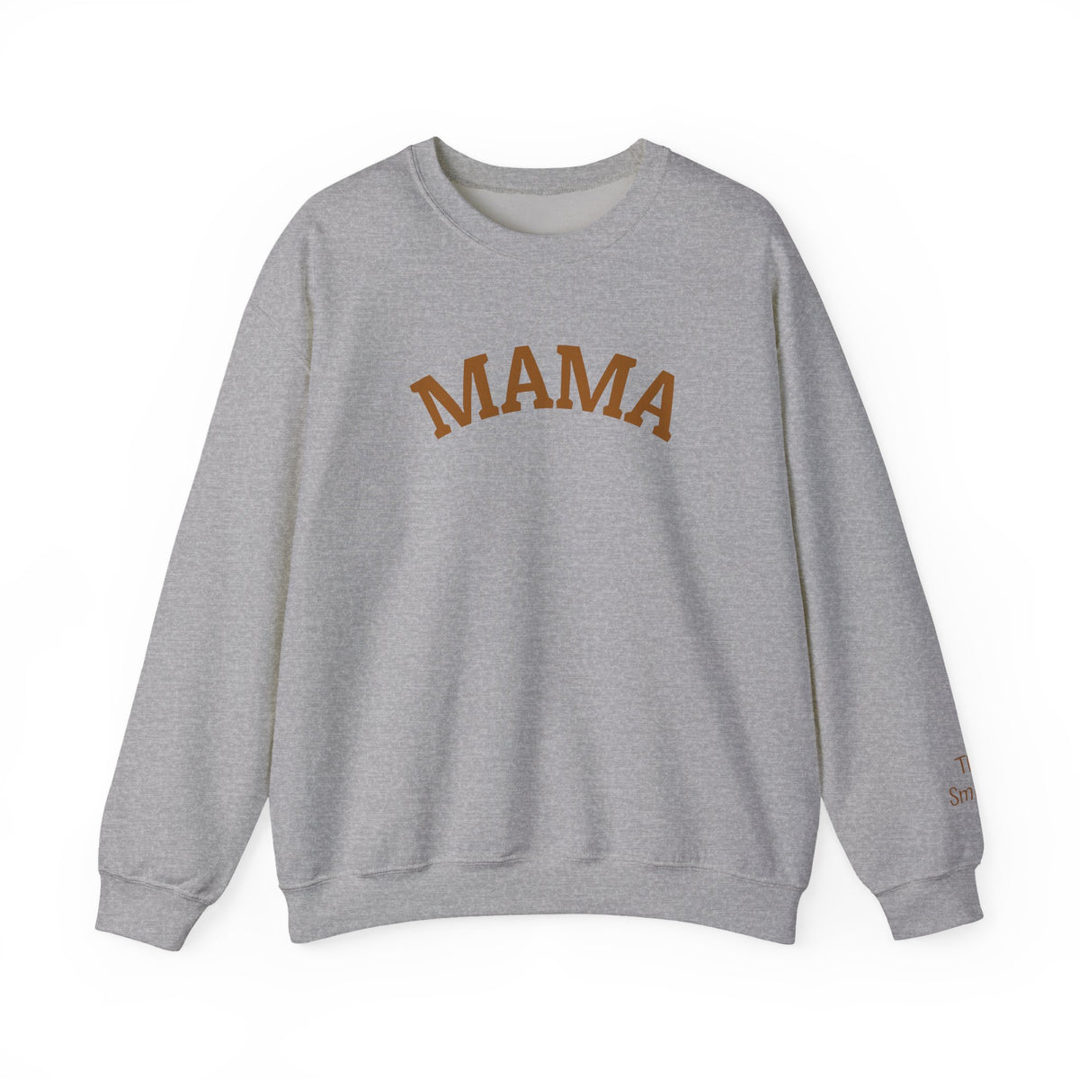 Mama Crewneck Sweatshirt - Cozy Neutral Mom Pullover with Personalization