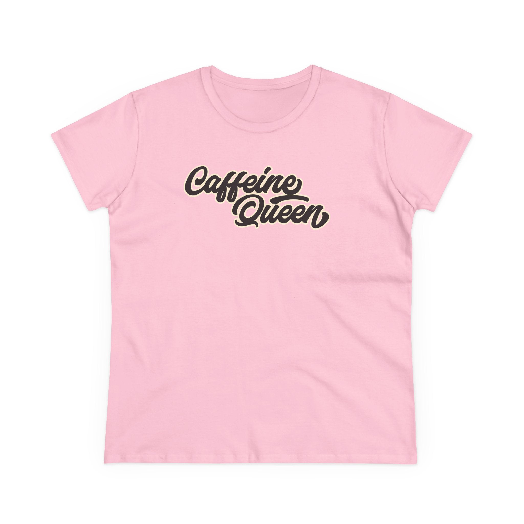 Caffeine Queen Tee — Women's Coffee Lover Graphic T-Shirt
