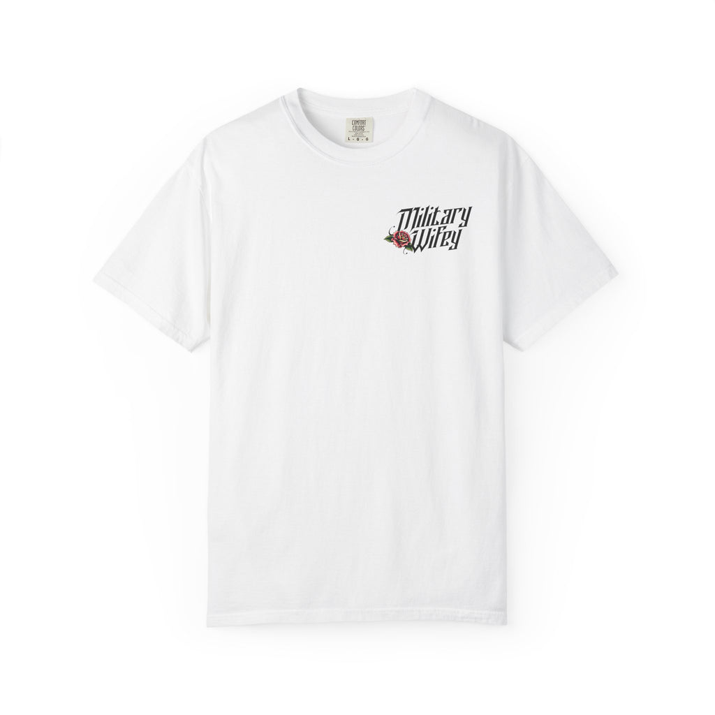 The Silent Ranks Graphic T-Shirt - Navy Military Wife Tee Gift