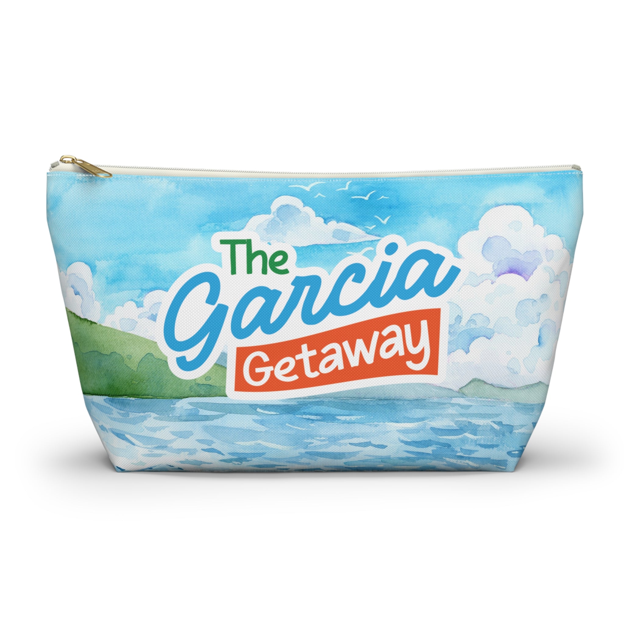 Accessory Pouch — "The Garcia Getaway" Travel Zip Pouch (T‑Bottom)