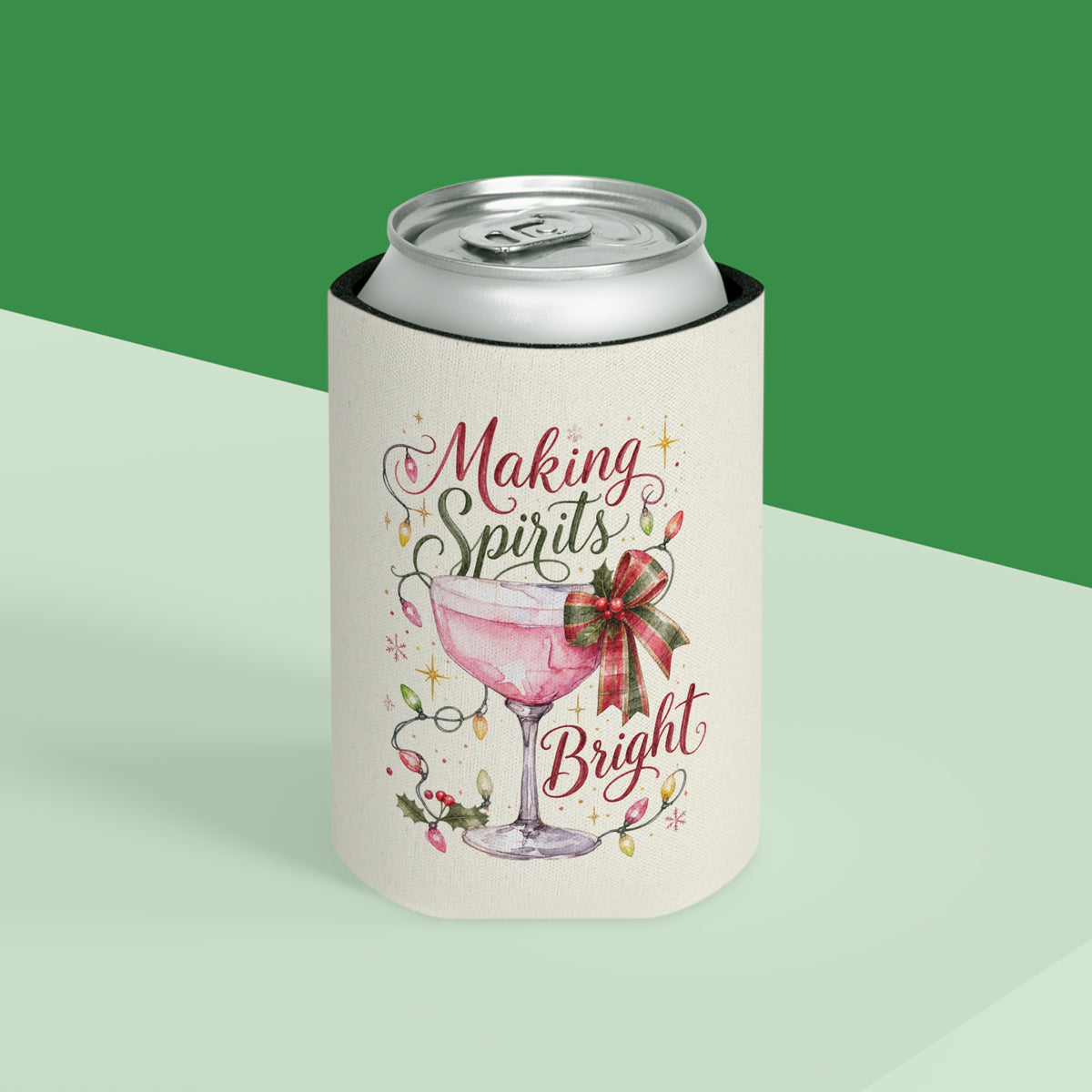 Making Spirits Bright - Christmas Can Cooler