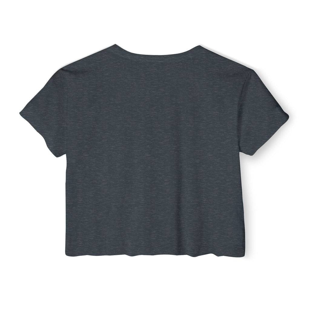 Festival Crop Top — 'I'm Single But My Abs Are Engaged' Graphic