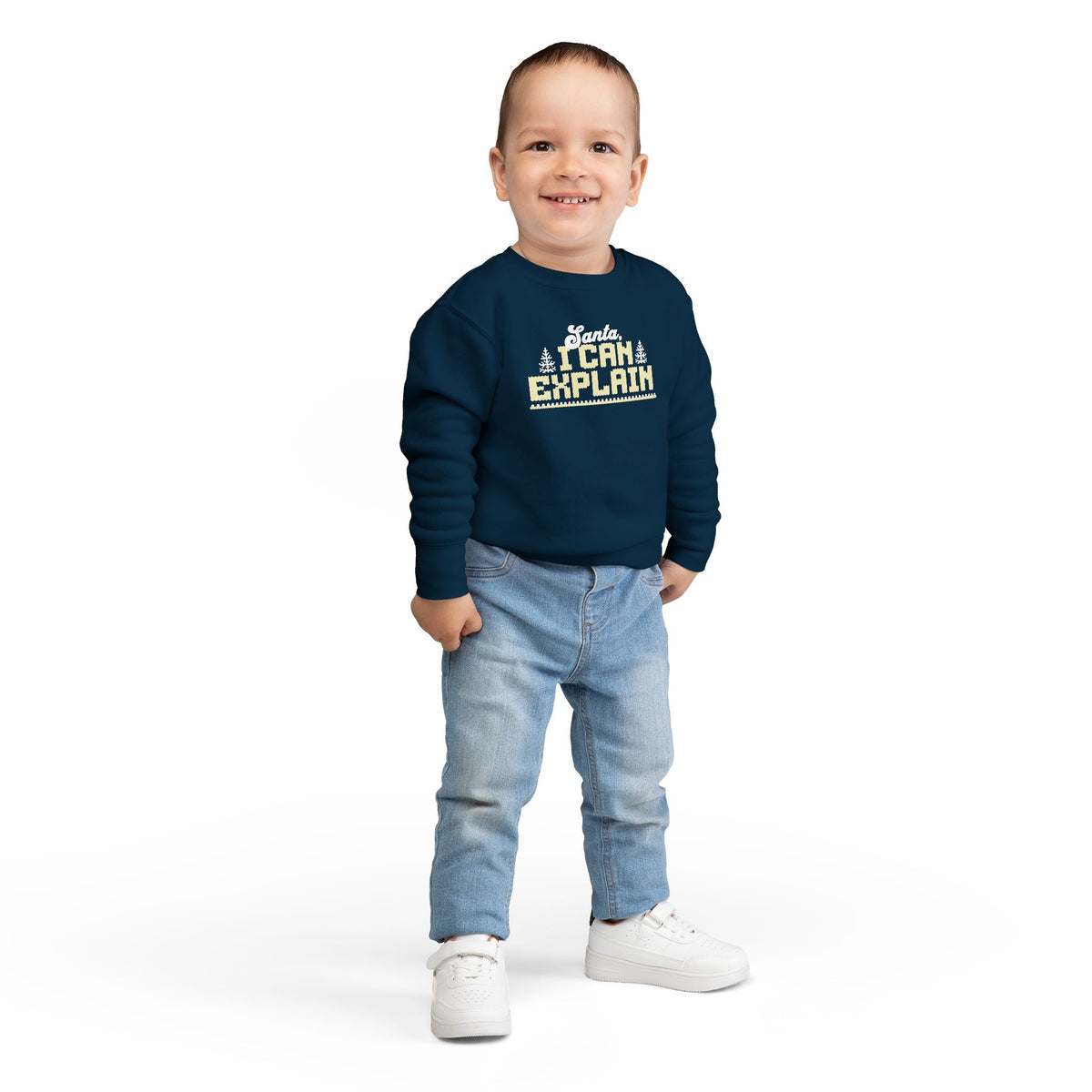 Santa, I Can Explain Toddler Christmas Sweatshirt