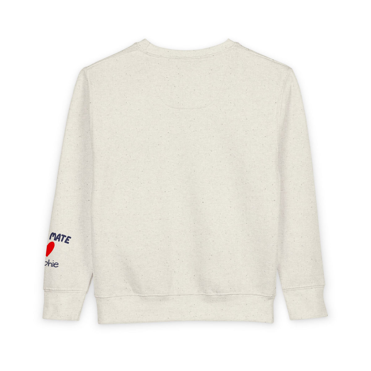 Mommy Is My Hero Toddler Sweatshirt - Cute Boat Design for Kids - Navy Family Sweatshirt with Personalization