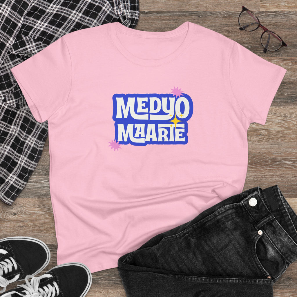 Medyo Maarte Women’s Graphic Tee | Playful Retro Tagalog Shirt | Pinoy Pride | Filipino Gifts