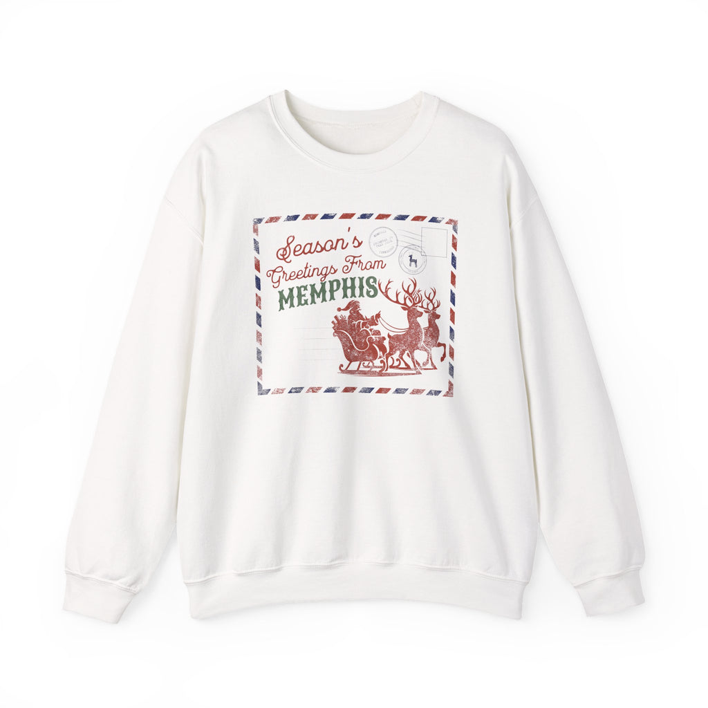 Season’s Greetings from Memphis Christmas Crewneck Sweatshirt