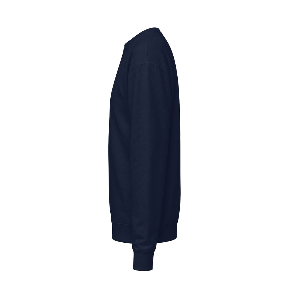 Navy Skull Crewneck Sweatshirt - “Looks Like Muddy Water, Tastes Like Turpentine”