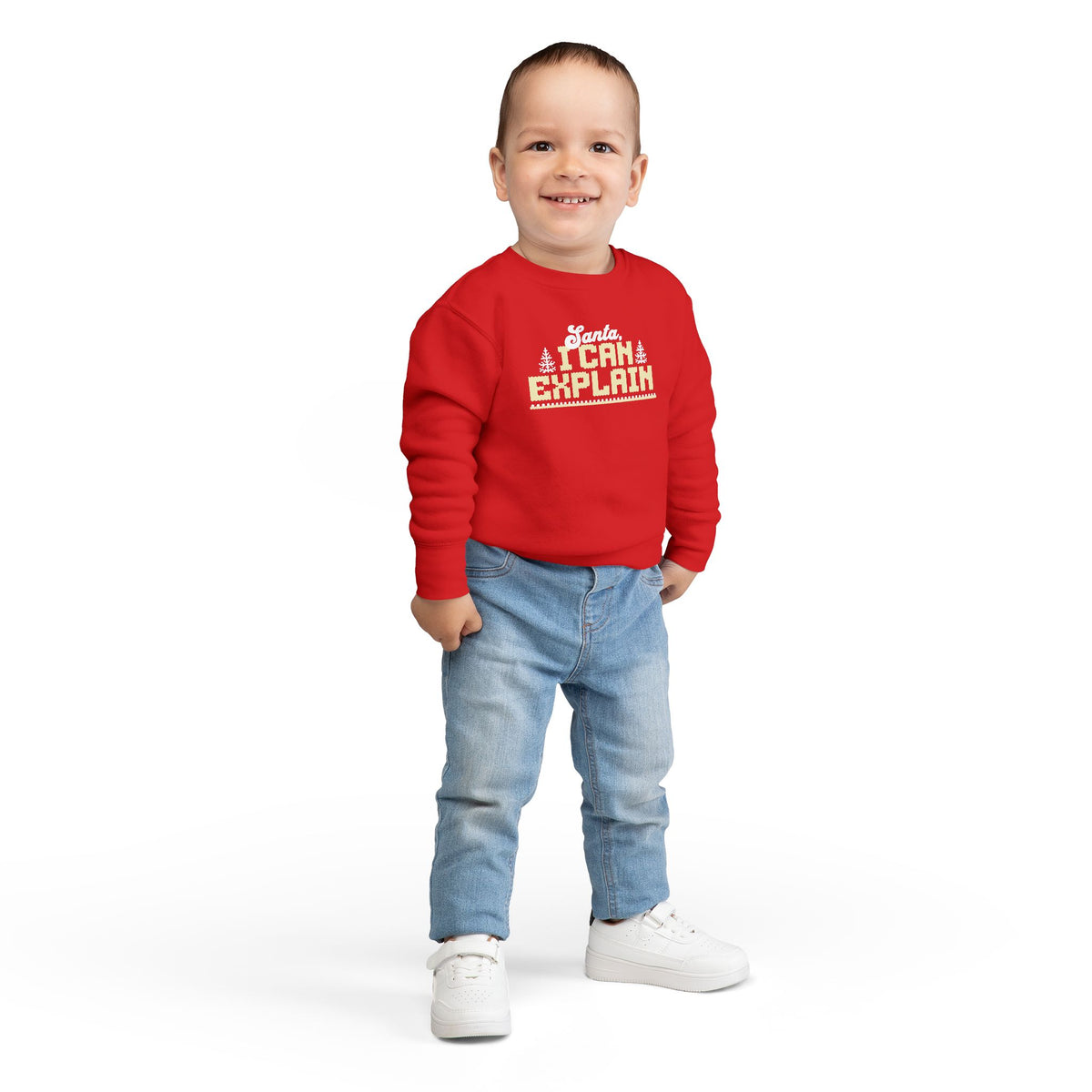 Santa, I Can Explain Toddler Christmas Sweatshirt