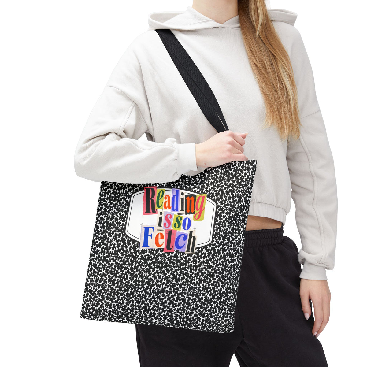 Reading Is So Fetch - Composition Book Tote Bag