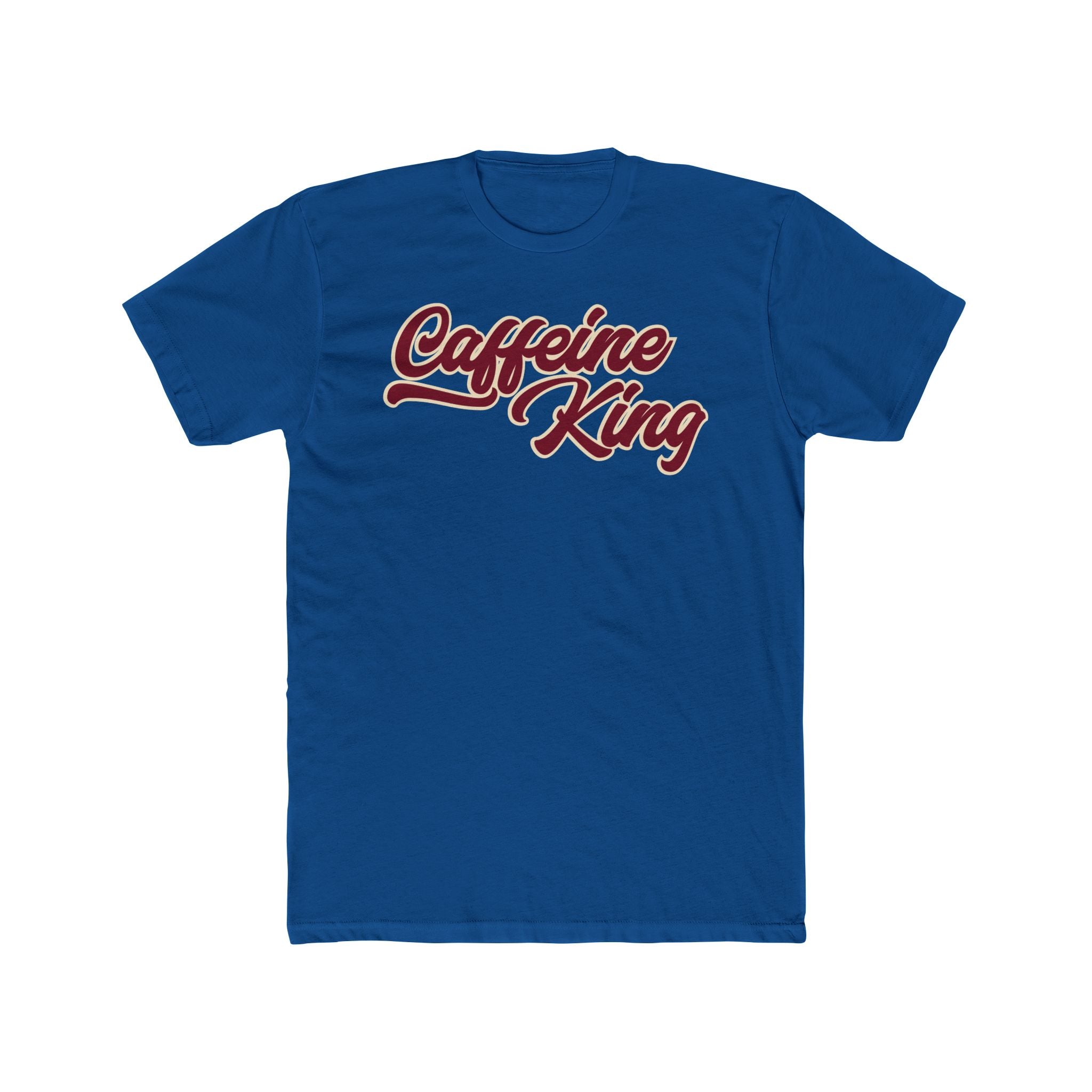 Caffeine King T-Shirt – Retro Coffee Lover Tee