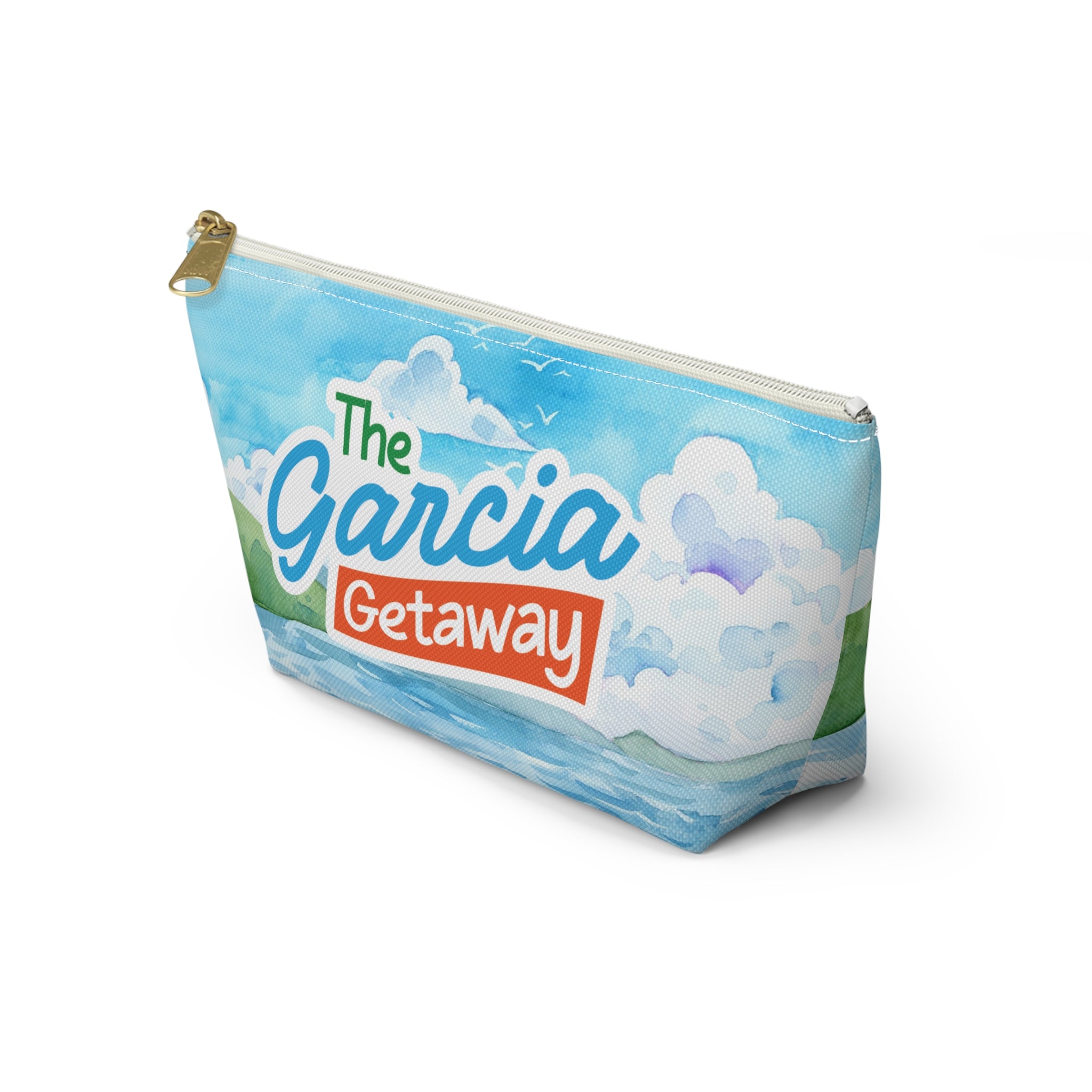 Accessory Pouch — "The Garcia Getaway" Travel Zip Pouch (T‑Bottom)