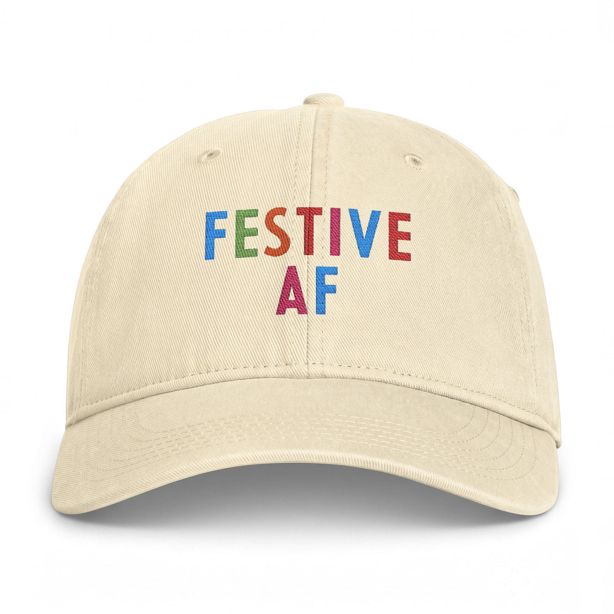 Festive AF Embroidered Cap