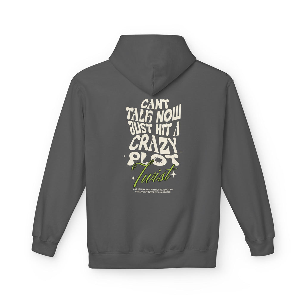 Busy Reading Midweight Softstyle Fleece Hoodie - Can't Talk Now, Just Hit A Crazy Plot Twist