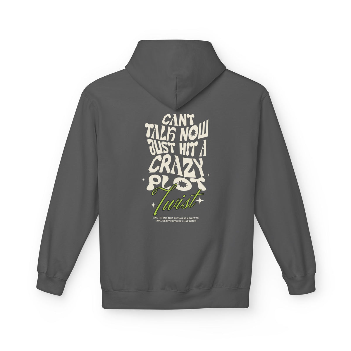 Busy Reading Midweight Softstyle Fleece Hoodie - Can't Talk Now, Just Hit A Crazy Plot Twist