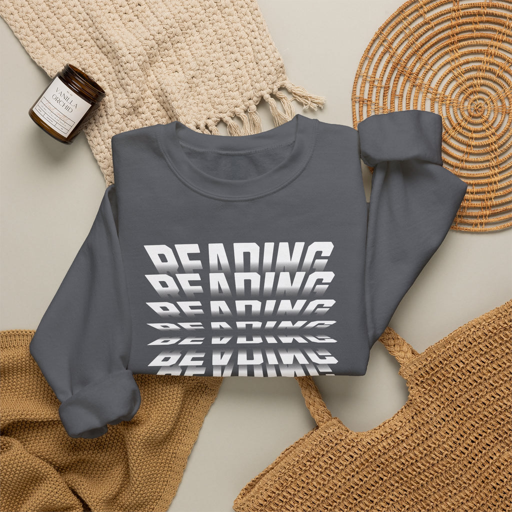 Reading (Book Pages) Graphic Sweatshirt