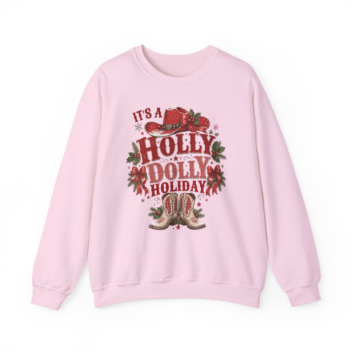 Holly Dolly Christmas Crewneck Sweatshirt
