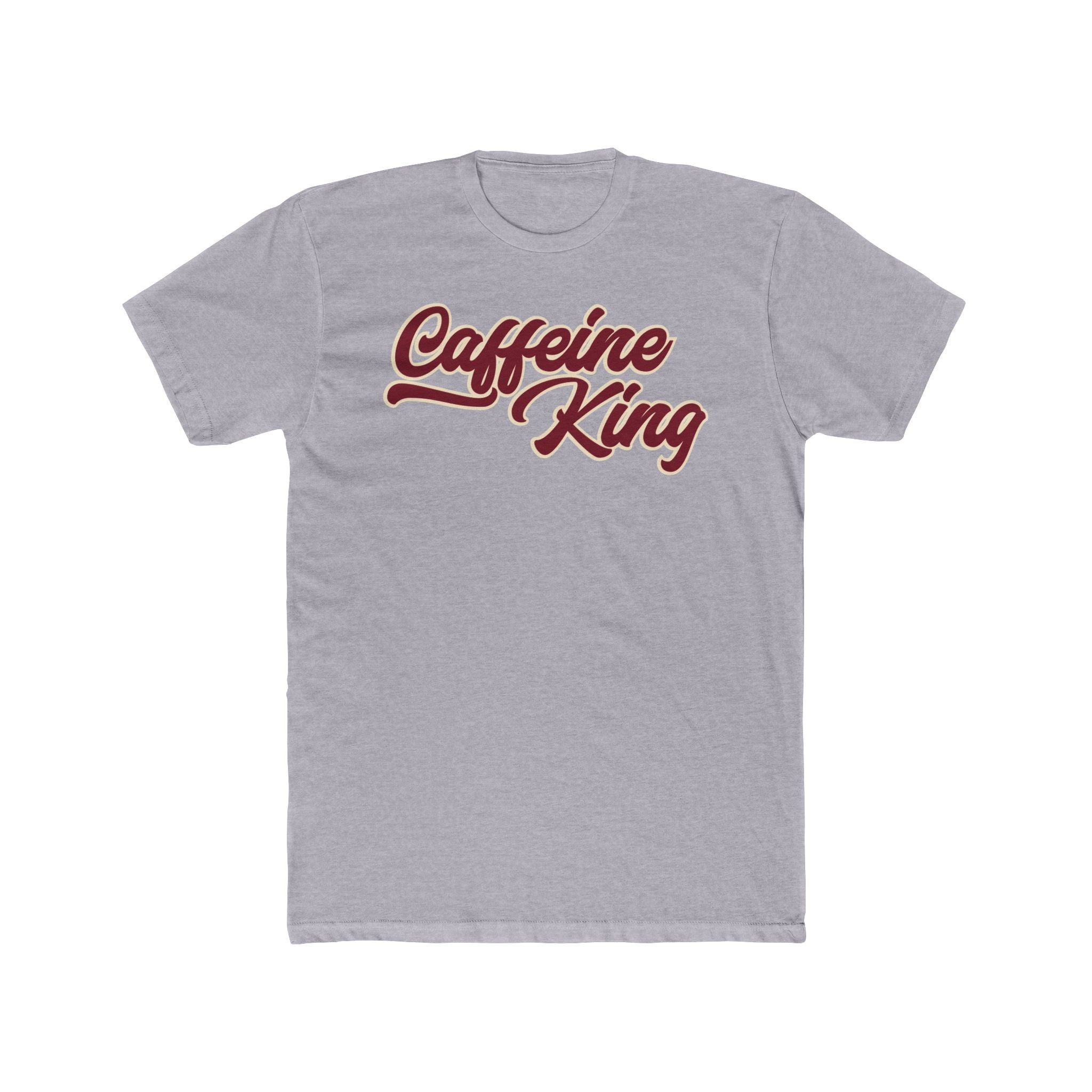 Caffeine King T-Shirt – Retro Coffee Lover Tee