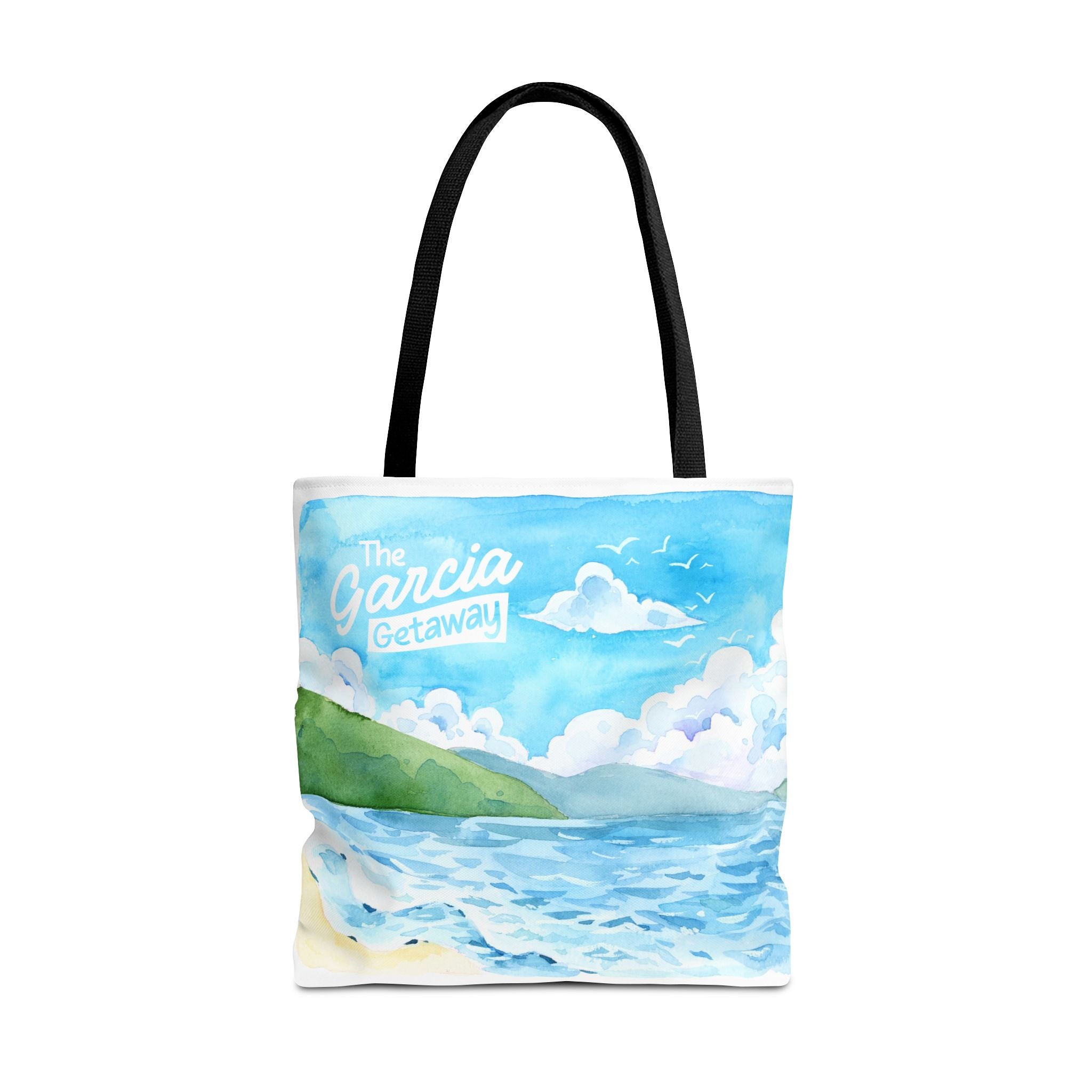The Garcia Getaway Beachscape Tote Bag