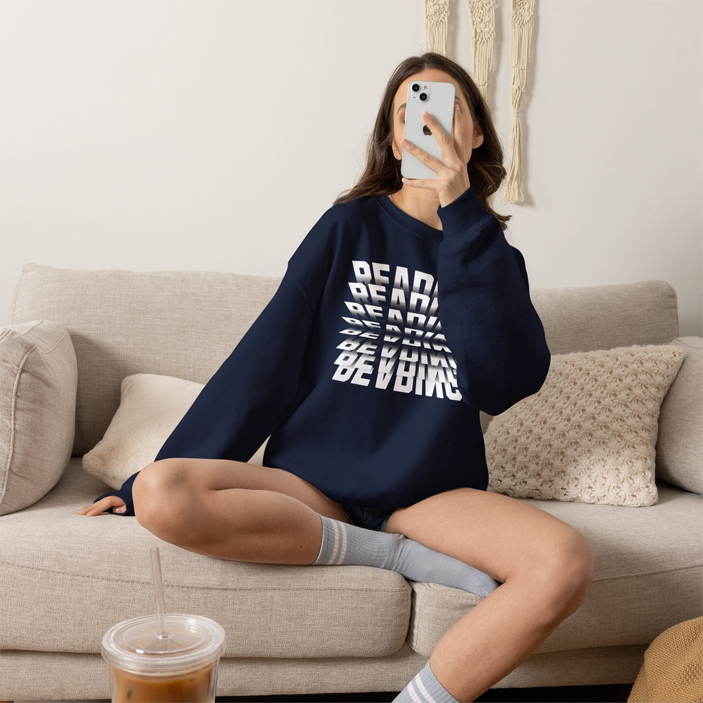 Reading (Book Pages) Graphic Sweatshirt