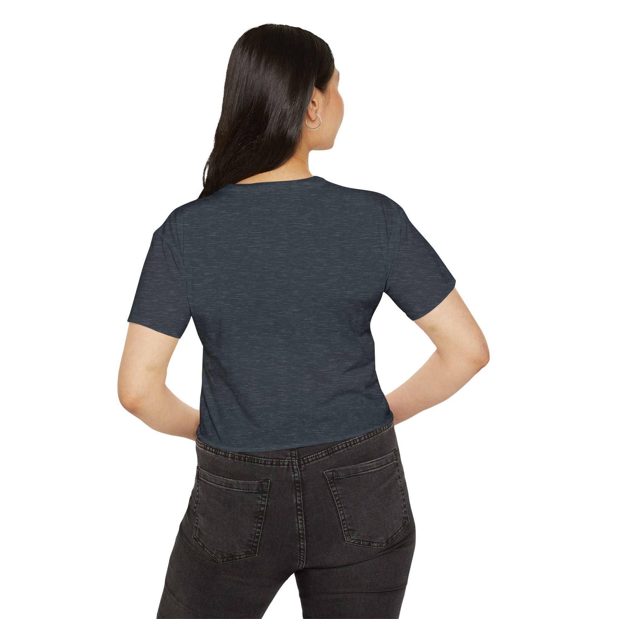 Festival Crop Top — 'I'm Single But My Abs Are Engaged' Graphic