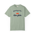 Just Here for the Plot T-Shirt | Book Lover Graphic Tee | Reader Gift | Teacher Gift