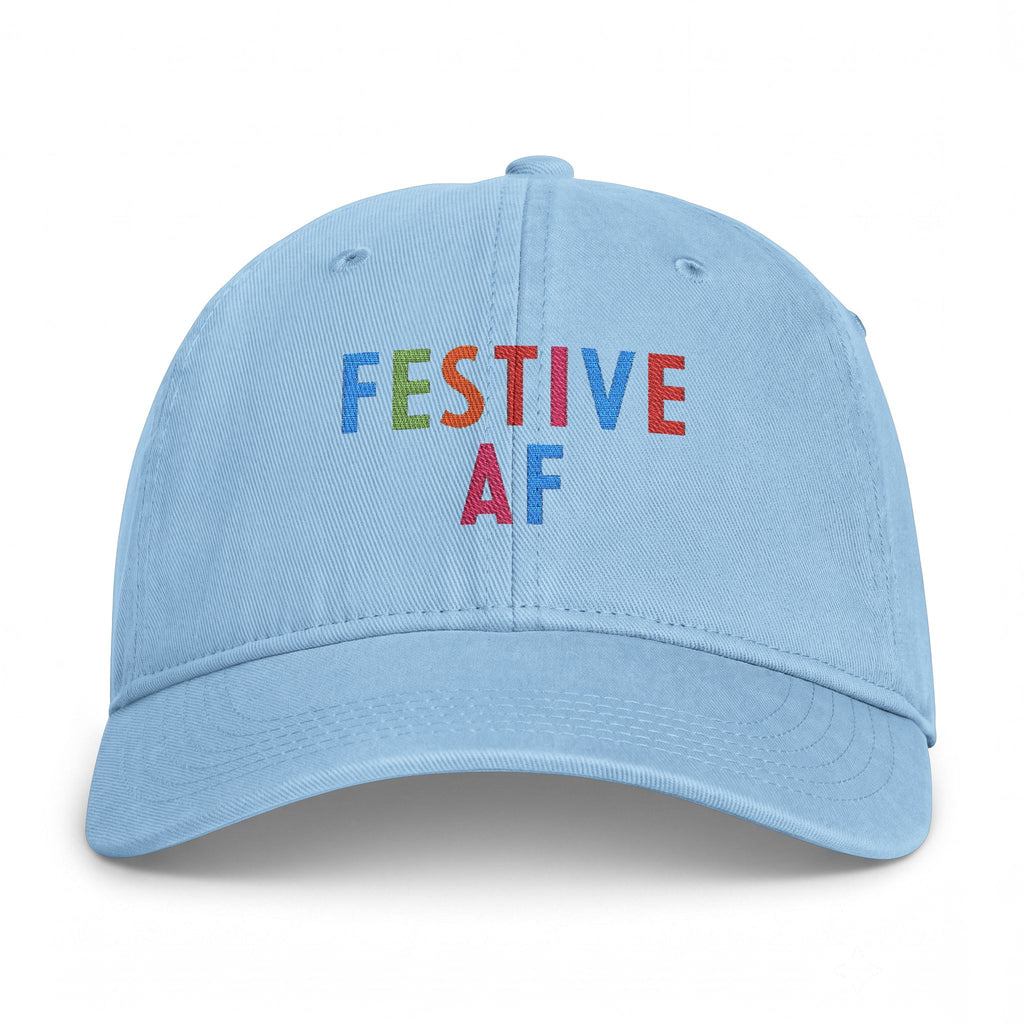 Festive AF Embroidered Cap