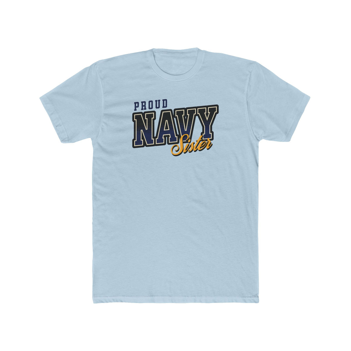Proud Navy Sister Cotton T-Shirt