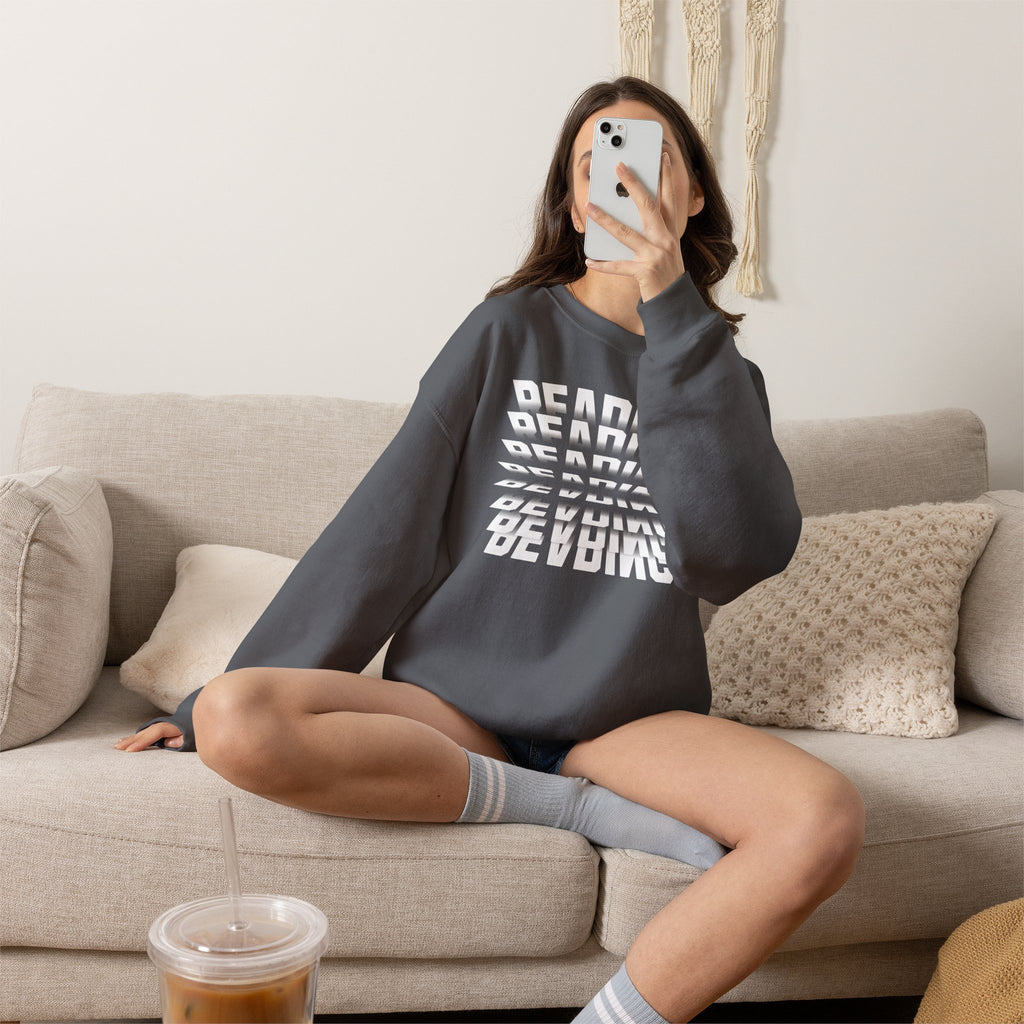 Reading (Book Pages) Graphic Sweatshirt