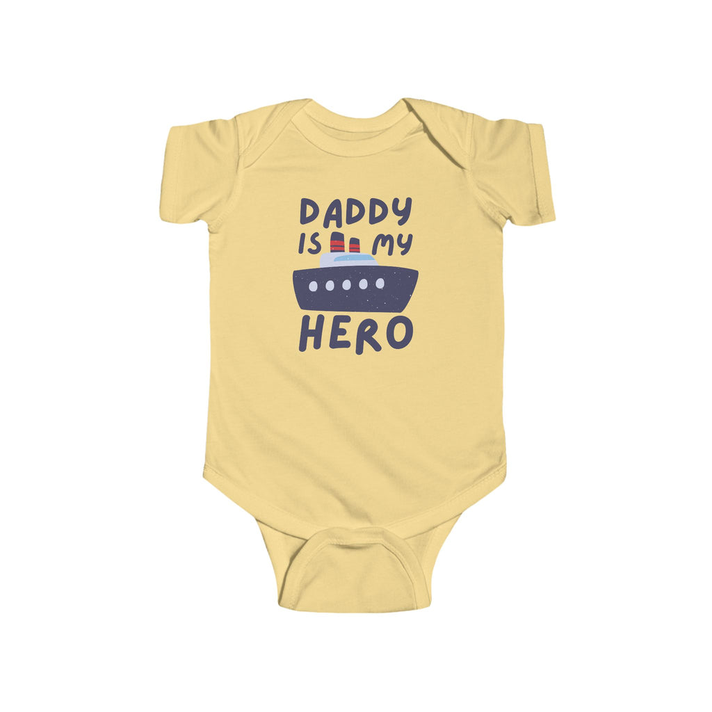 Daddy Is My Hero Baby Bodysuit