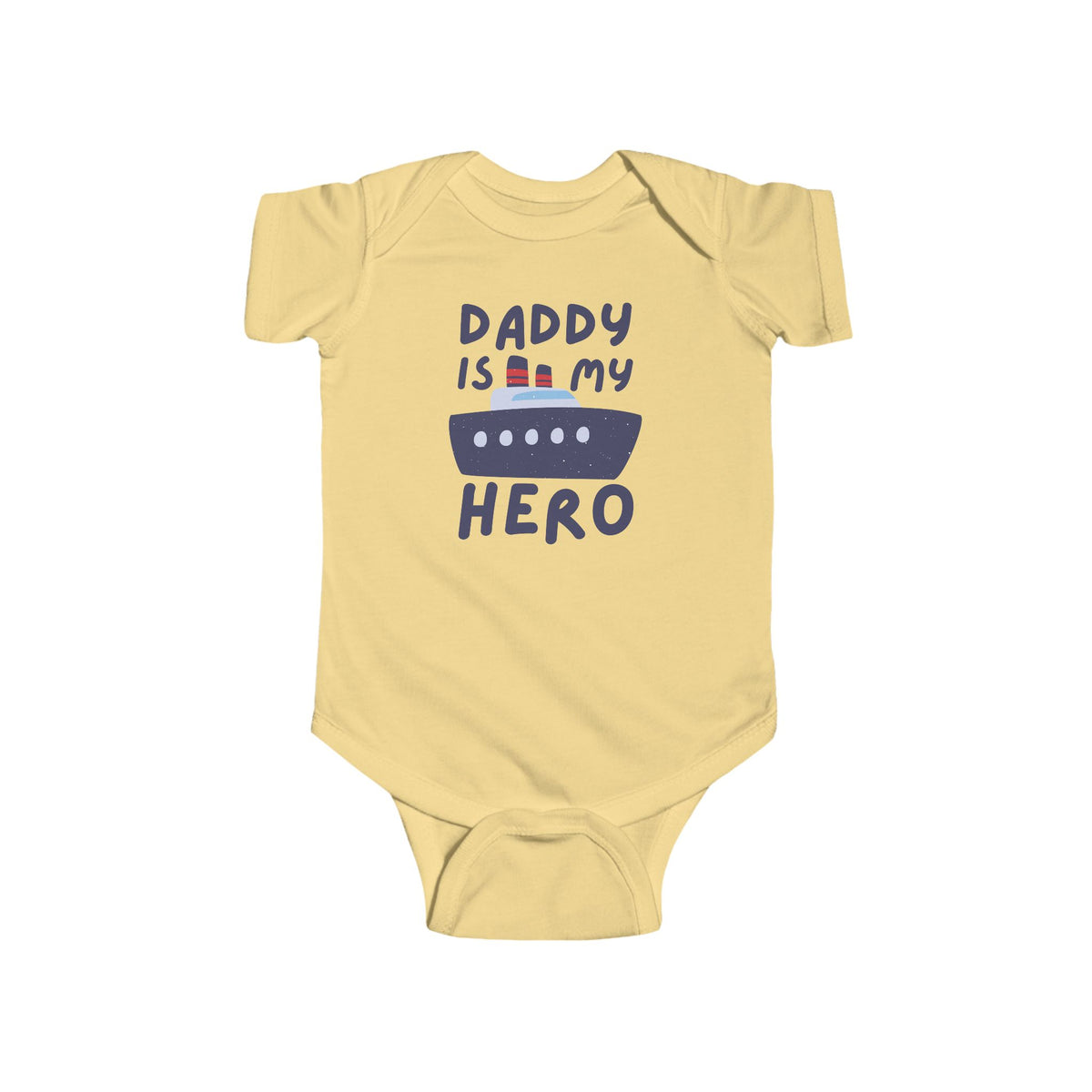 Daddy Is My Hero Baby Bodysuit