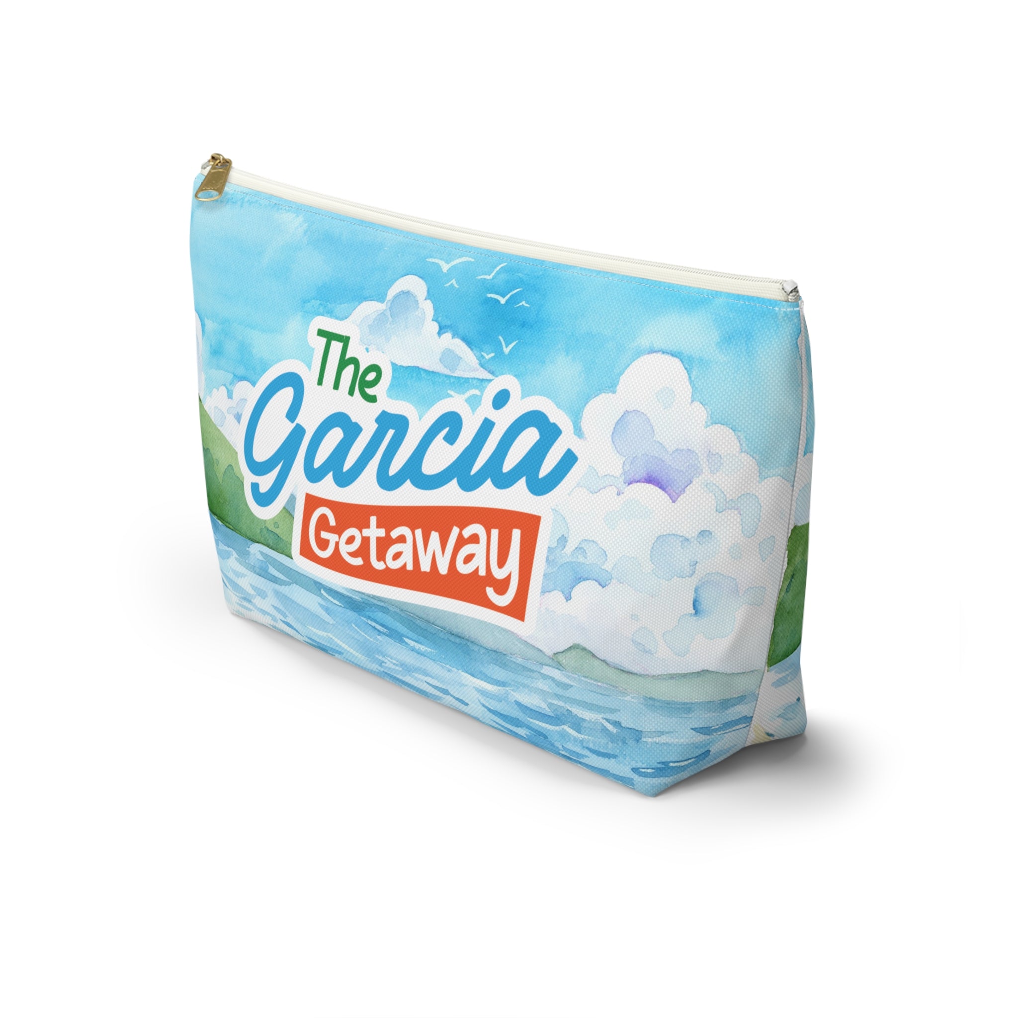 Accessory Pouch — "The Garcia Getaway" Travel Zip Pouch (T‑Bottom)