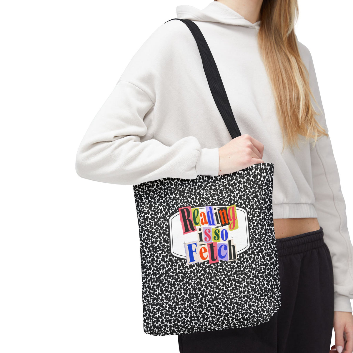 Reading Is So Fetch - Composition Book Tote Bag