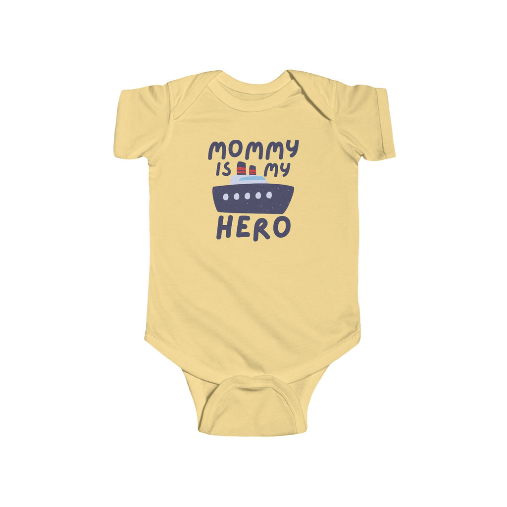 Mommy Is My Hero Baby Bodysuit