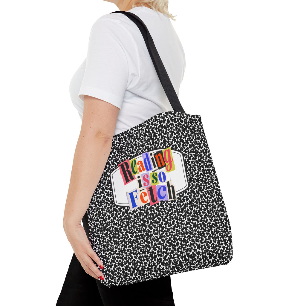Reading Is So Fetch - Composition Book Tote Bag