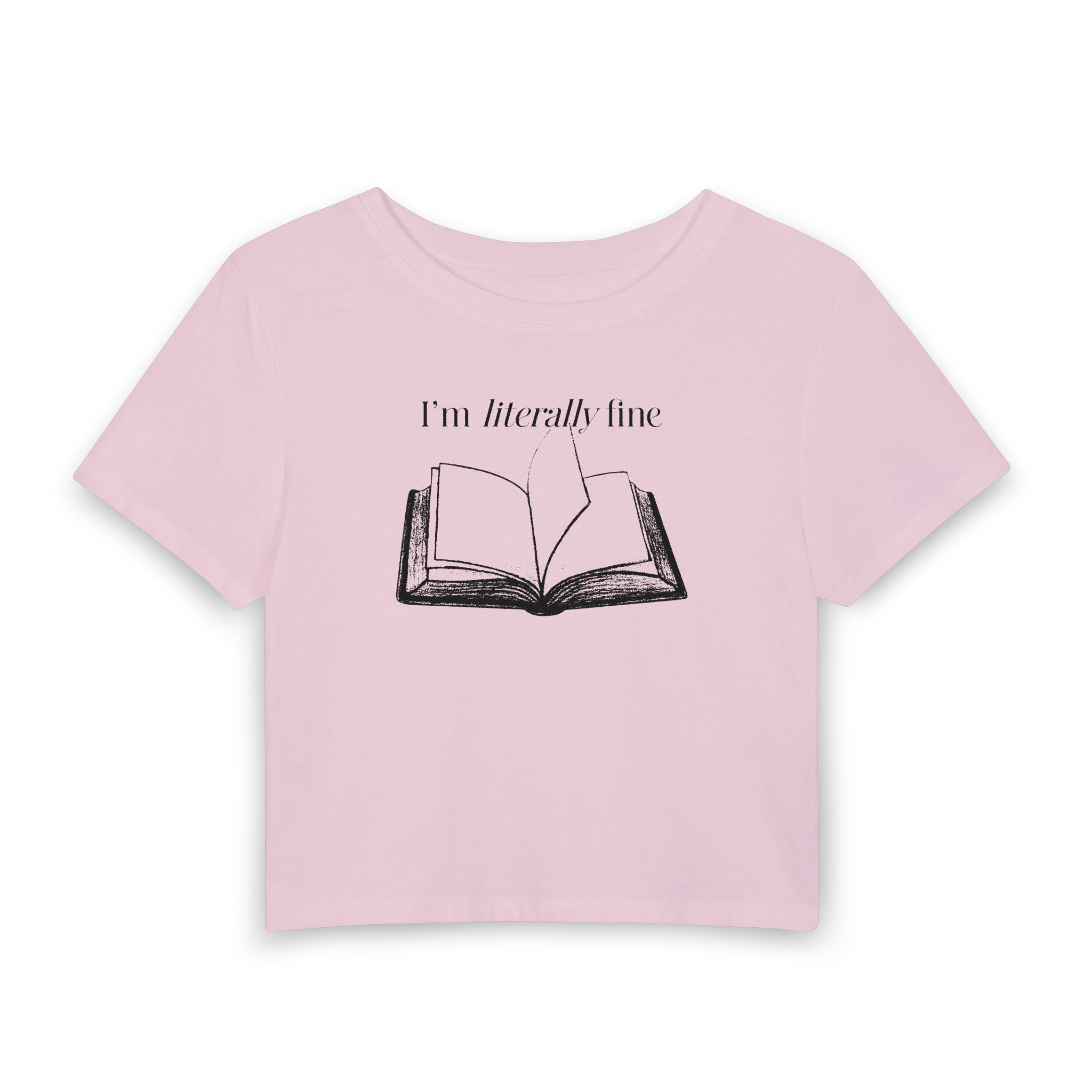 I'm Literally Fine Book Graphic Tee